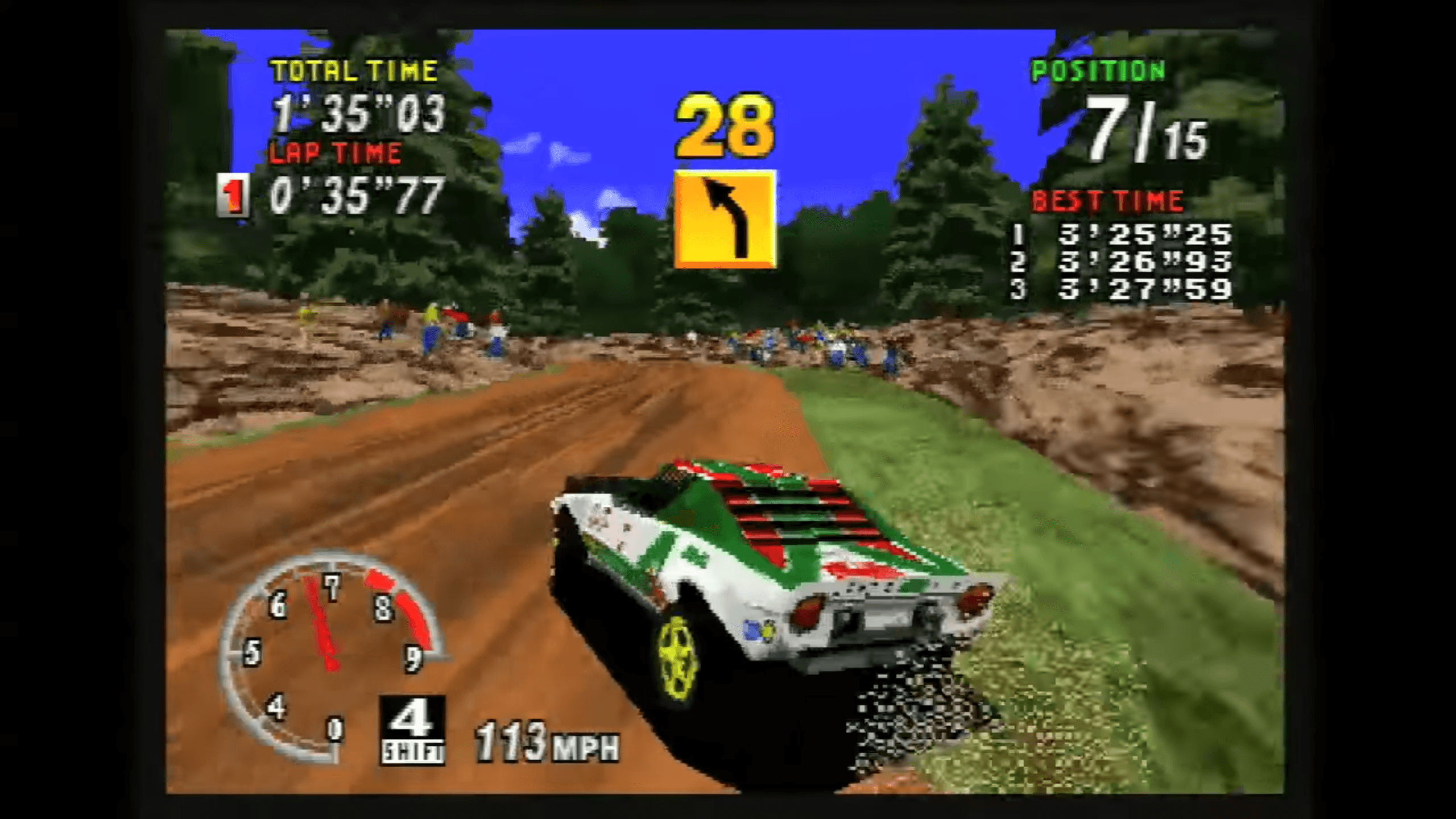 SEGA Saturn Sega Rally Championship game