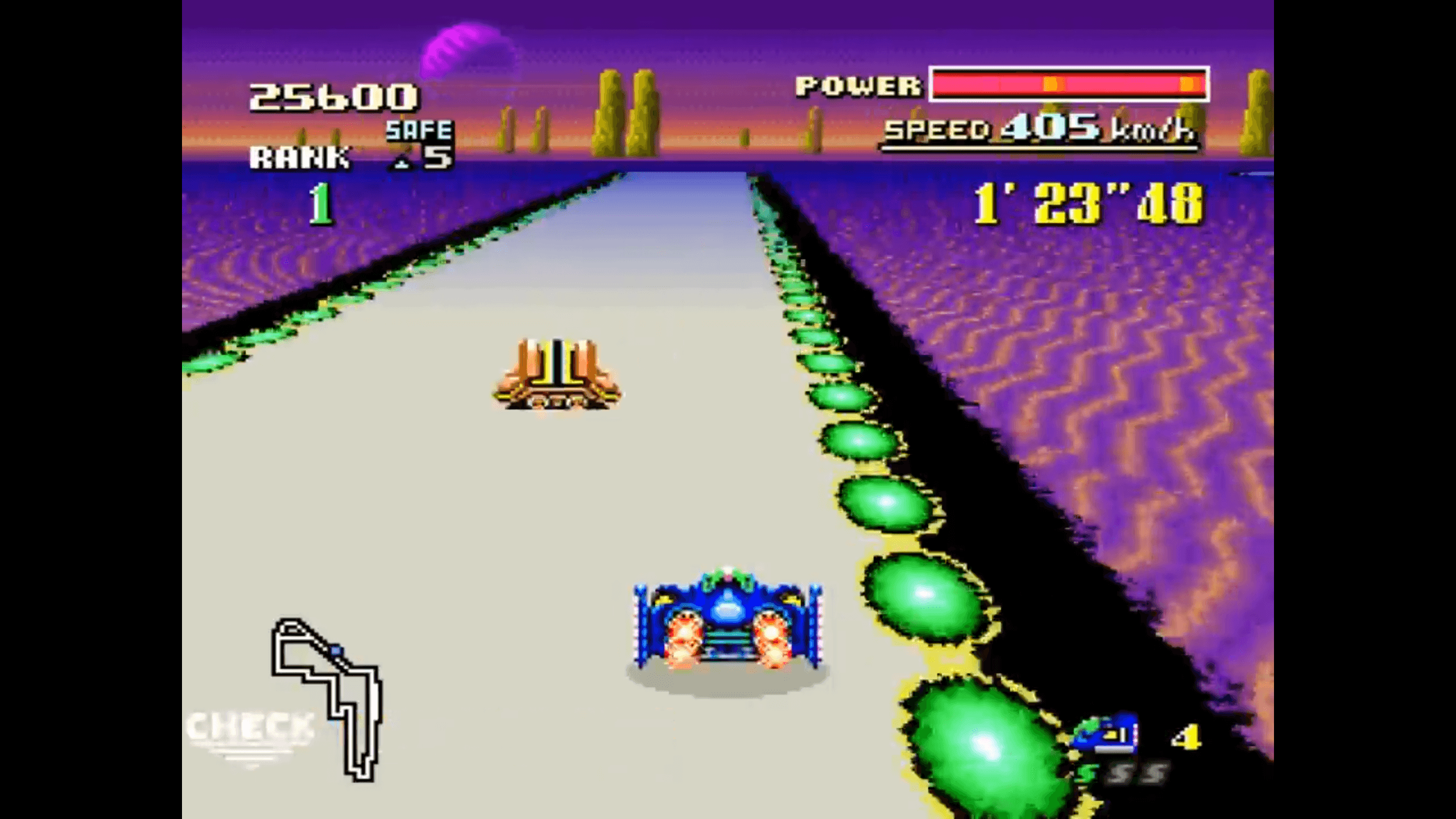 SNES F-Zero game